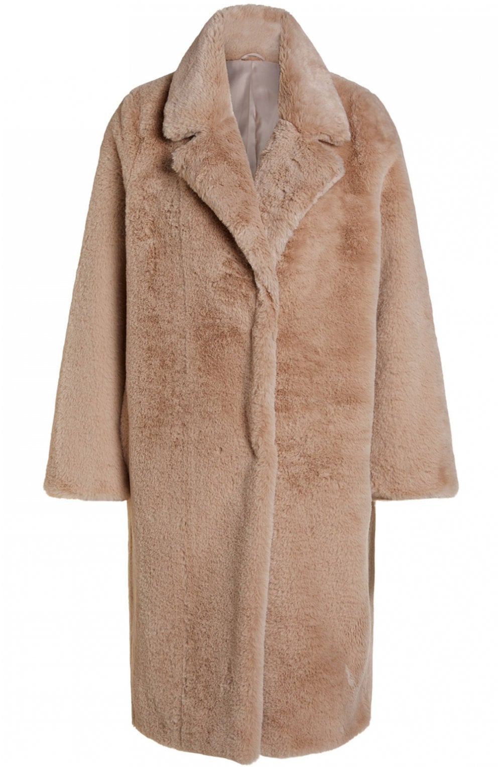 Cobblestone Faux Fur Coat