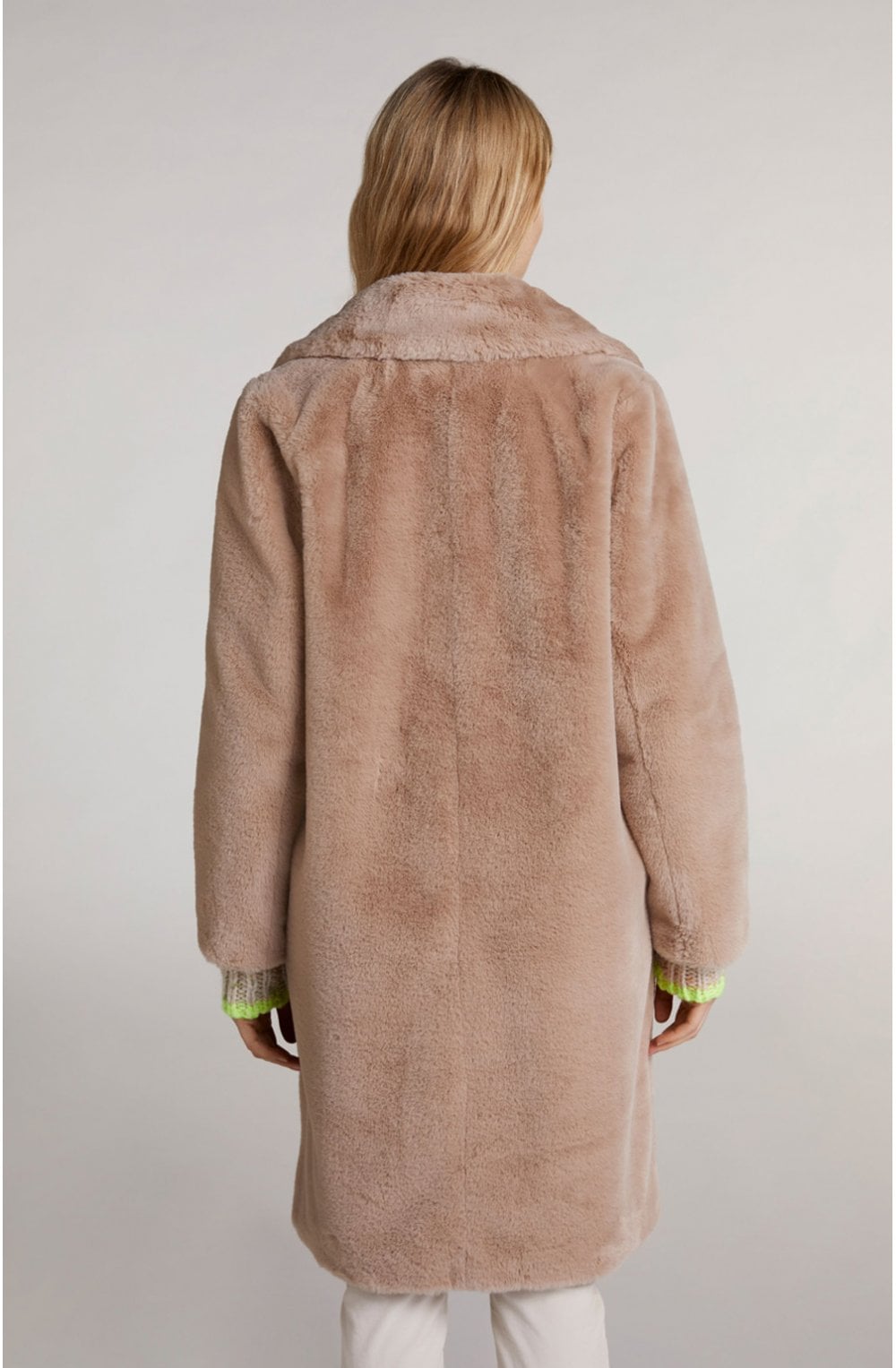 Cobblestone Faux Fur Coat