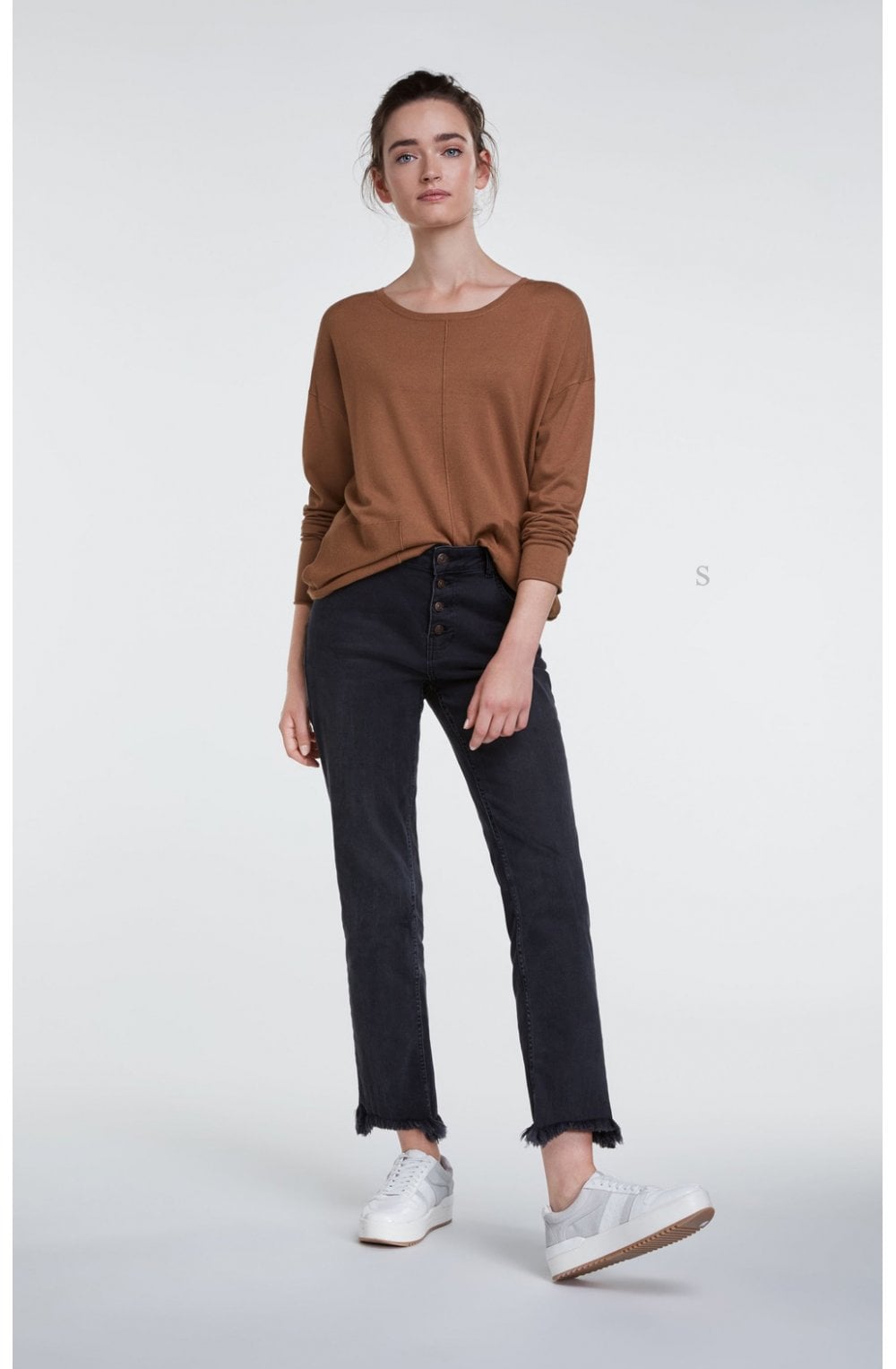 Coconut Fine Knit Jumper