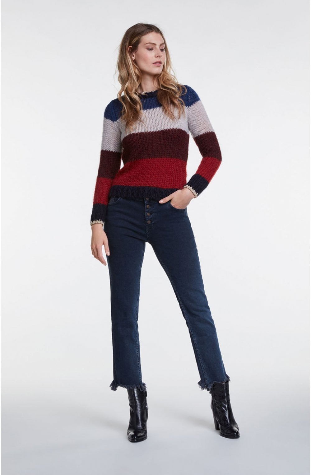 Colour Block Design Jumper