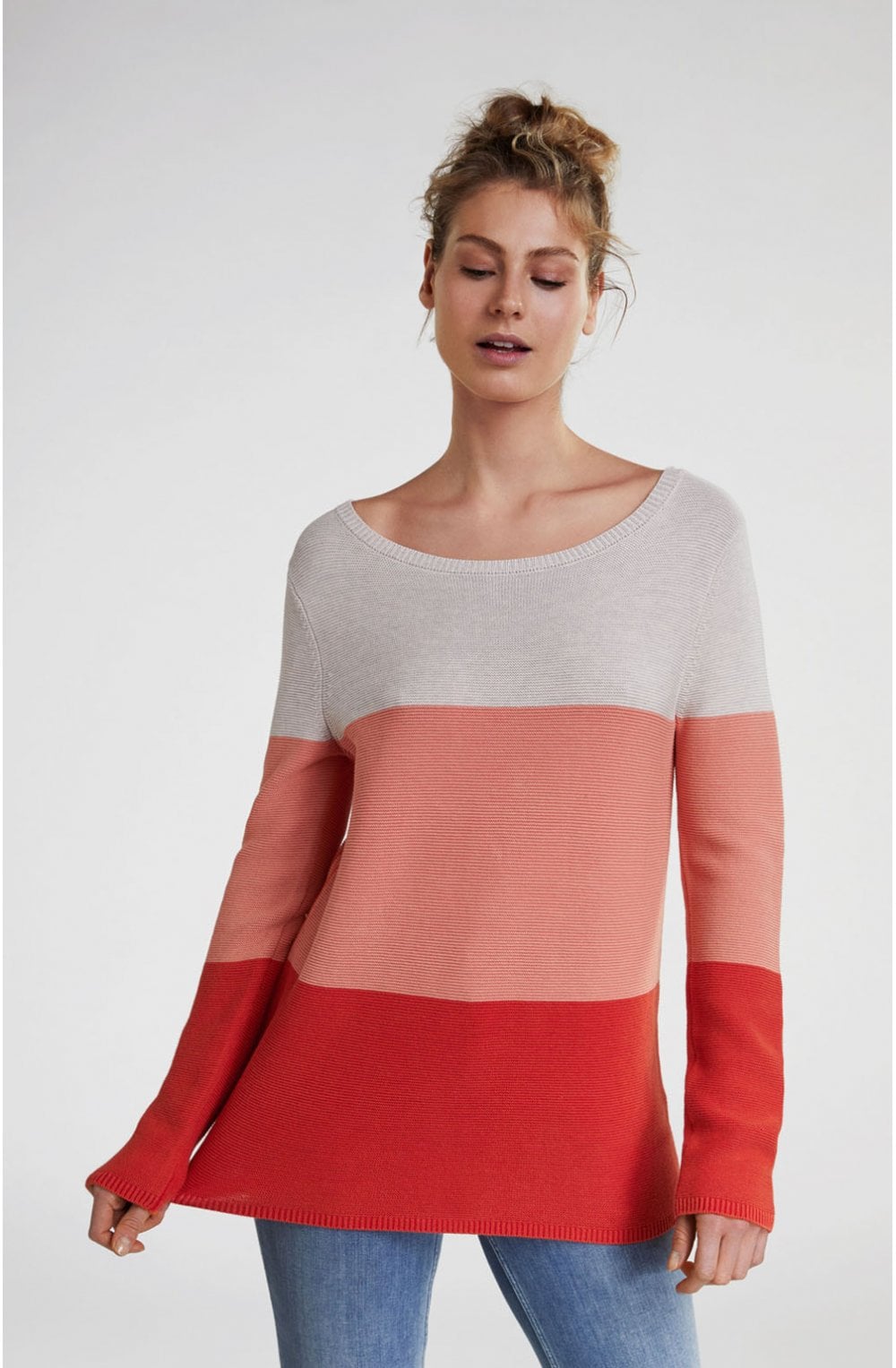 Colour Block Design Jumper