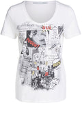 Comic Design Jersey T Shirt