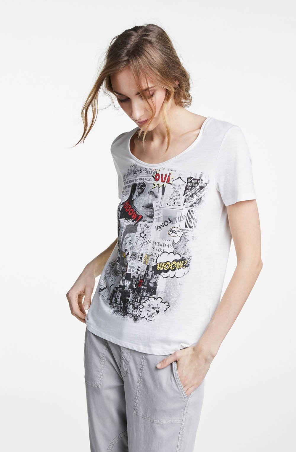 Comic Design Jersey T Shirt