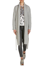 Contrasting Animal Print Sweater