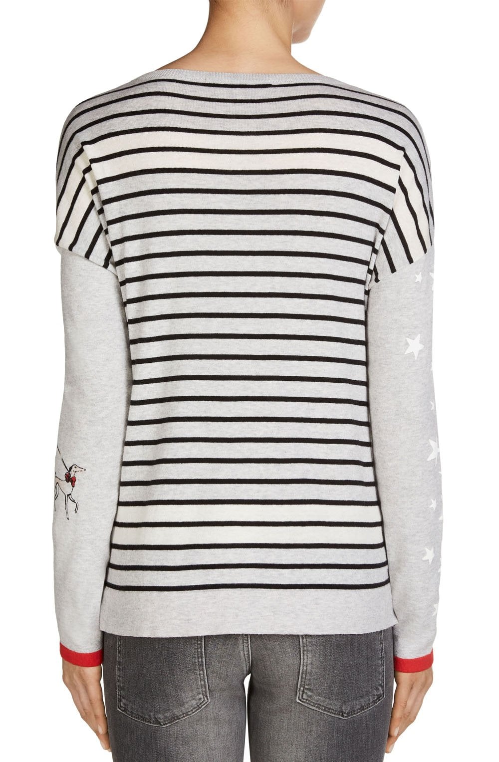 Contrasting Bold Design Sweater