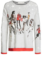 Contrasting Bold Design Sweater