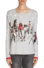 Contrasting Bold Design Sweater