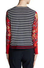 Contrasting Bold Floral Sweater