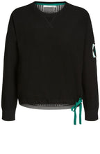 Contrasting Check Back Sweater