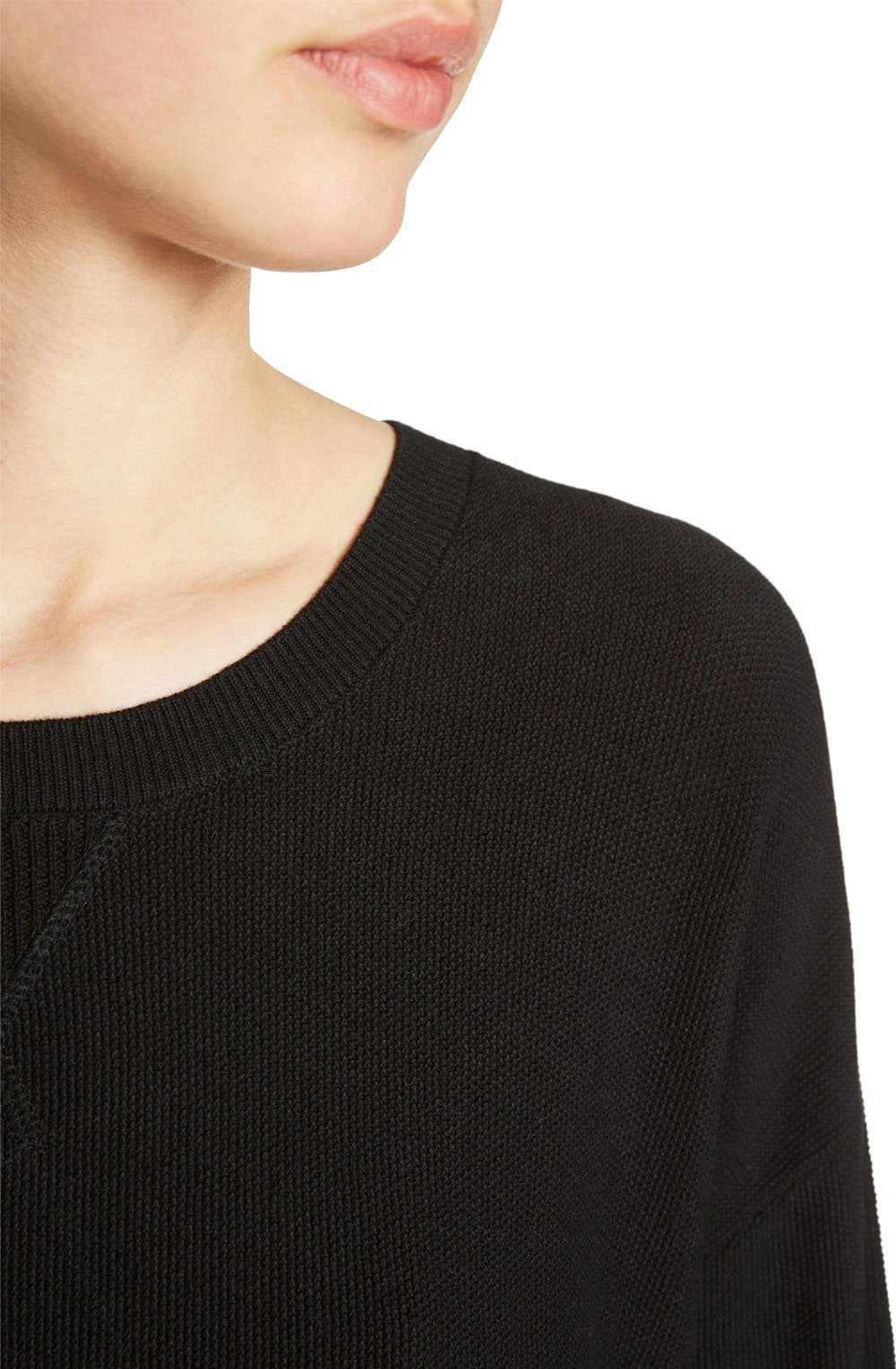 Contrasting Check Back Sweater