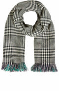 Contrasting Check Scarf
