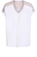 Contrasting Metallic Detailed Top