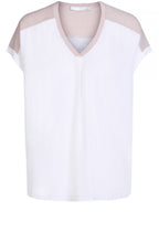 Contrasting Metallic Detailed Top