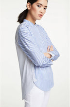 Contrasting Striped Shirt