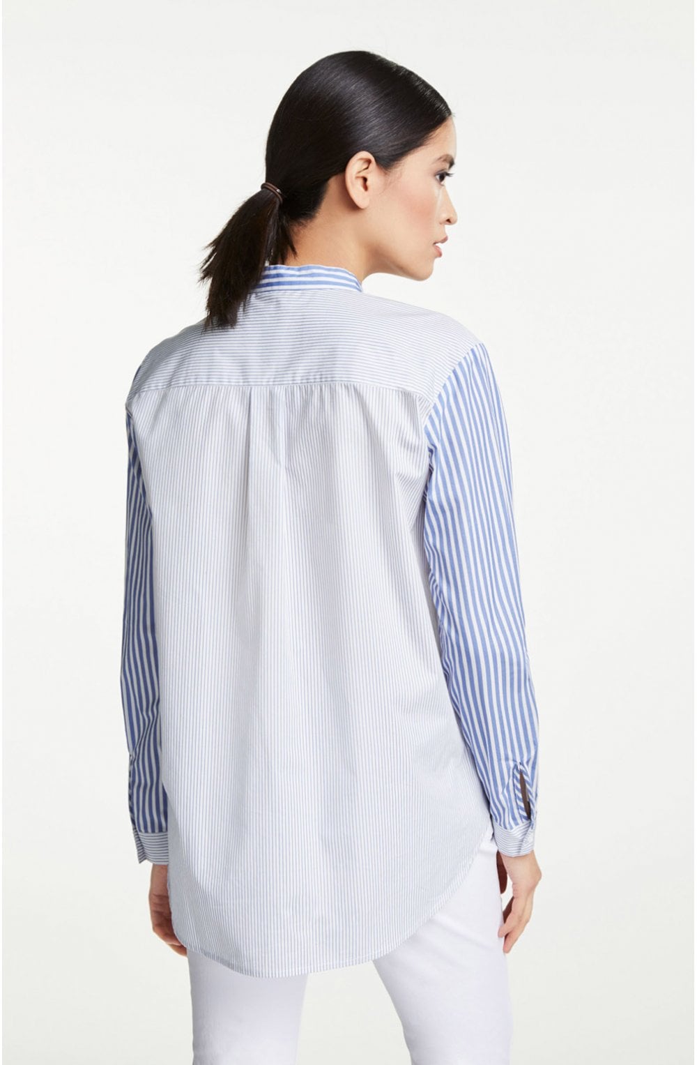 Contrasting Striped Shirt