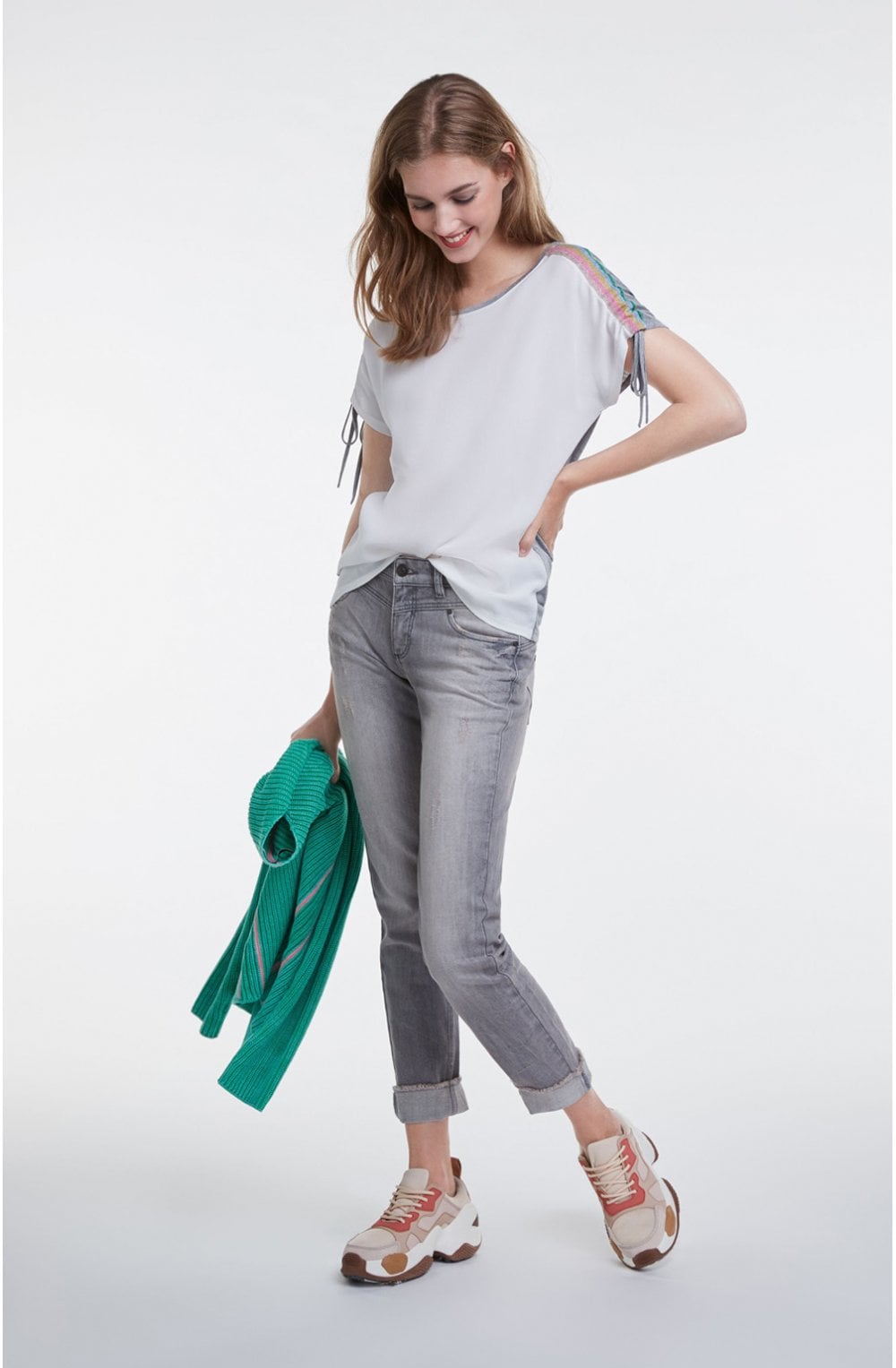 Contrasting T Shirt