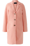 Coral Punch Boiled Wool Coat
