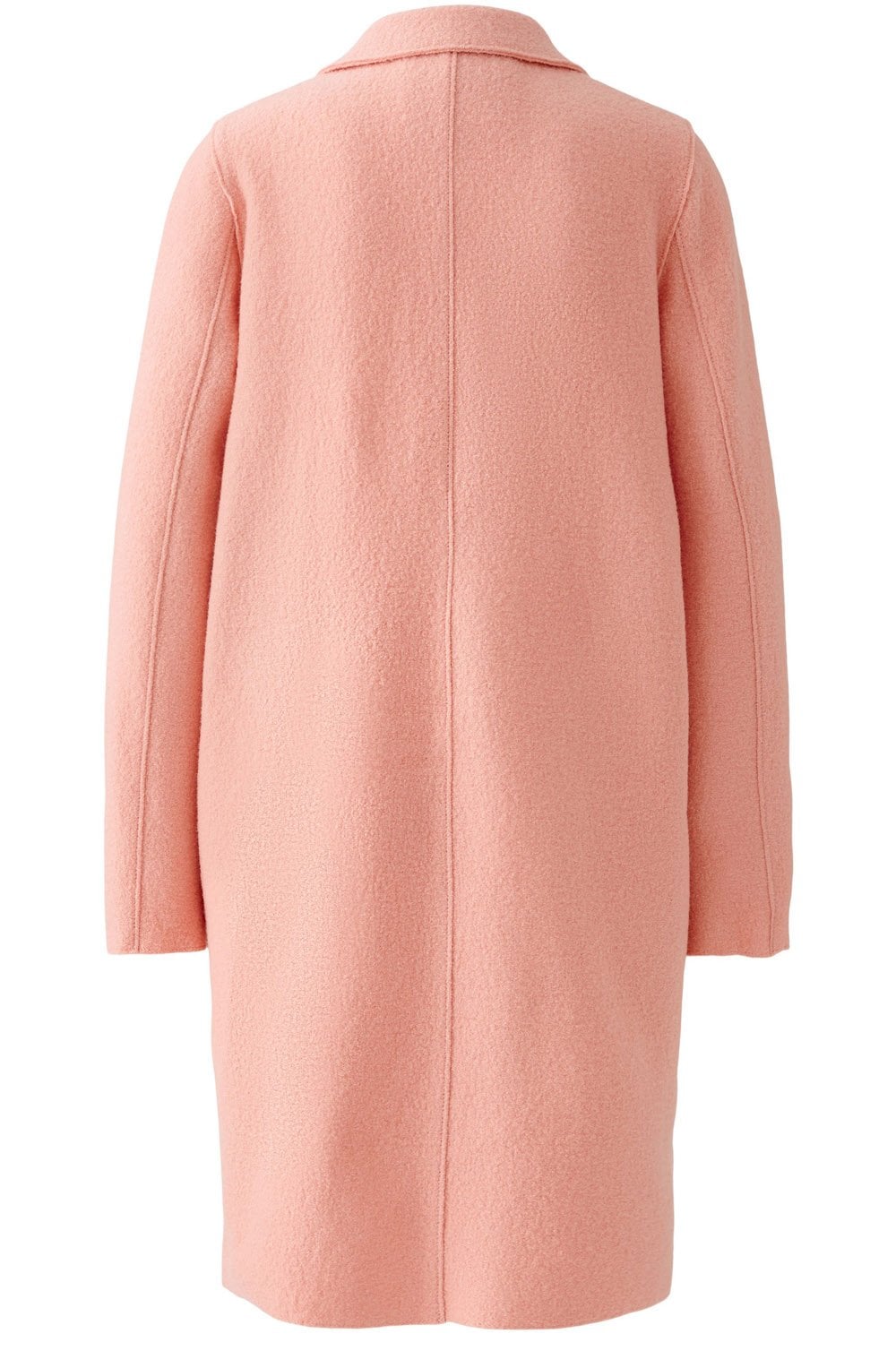 Coral Punch Boiled Wool Coat