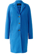 Cornflower Blue Boiled Wool Coat