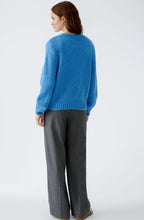 Cornflower Blue Oversized Loose Knit Jumper