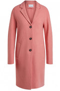 Crabapple Boiled Wool Coat