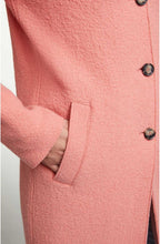Crabapple Boiled Wool Coat