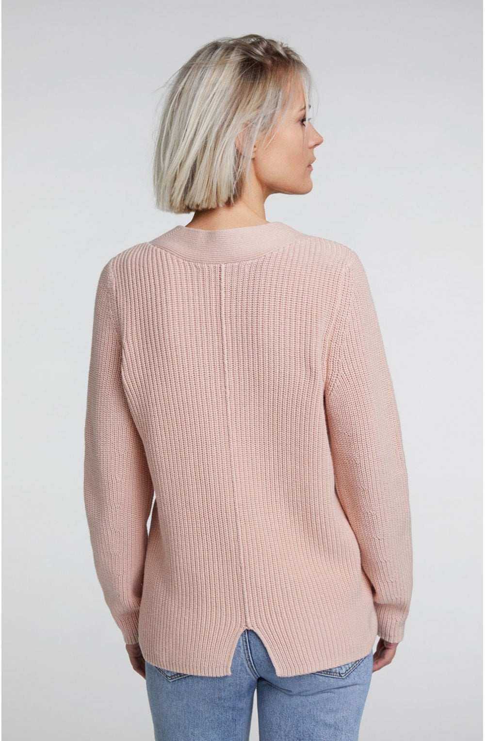 Crabapple Ribbed Knit Jumper