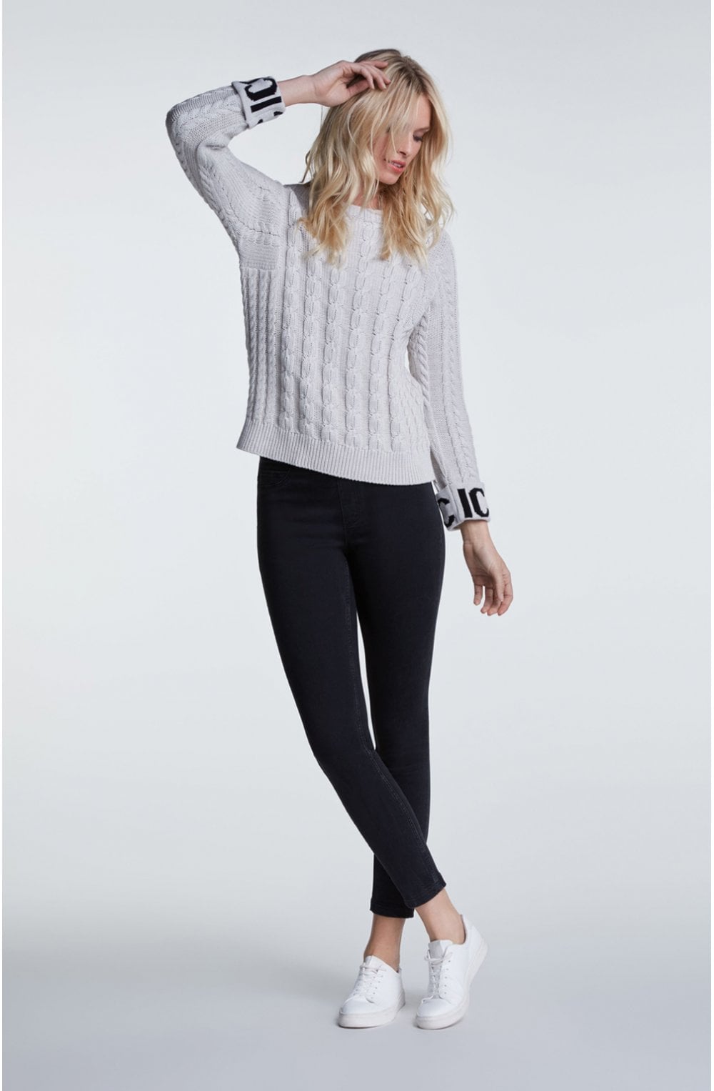 Cream Cable Knit Jumper