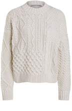 Cream Cable Knit Jumper