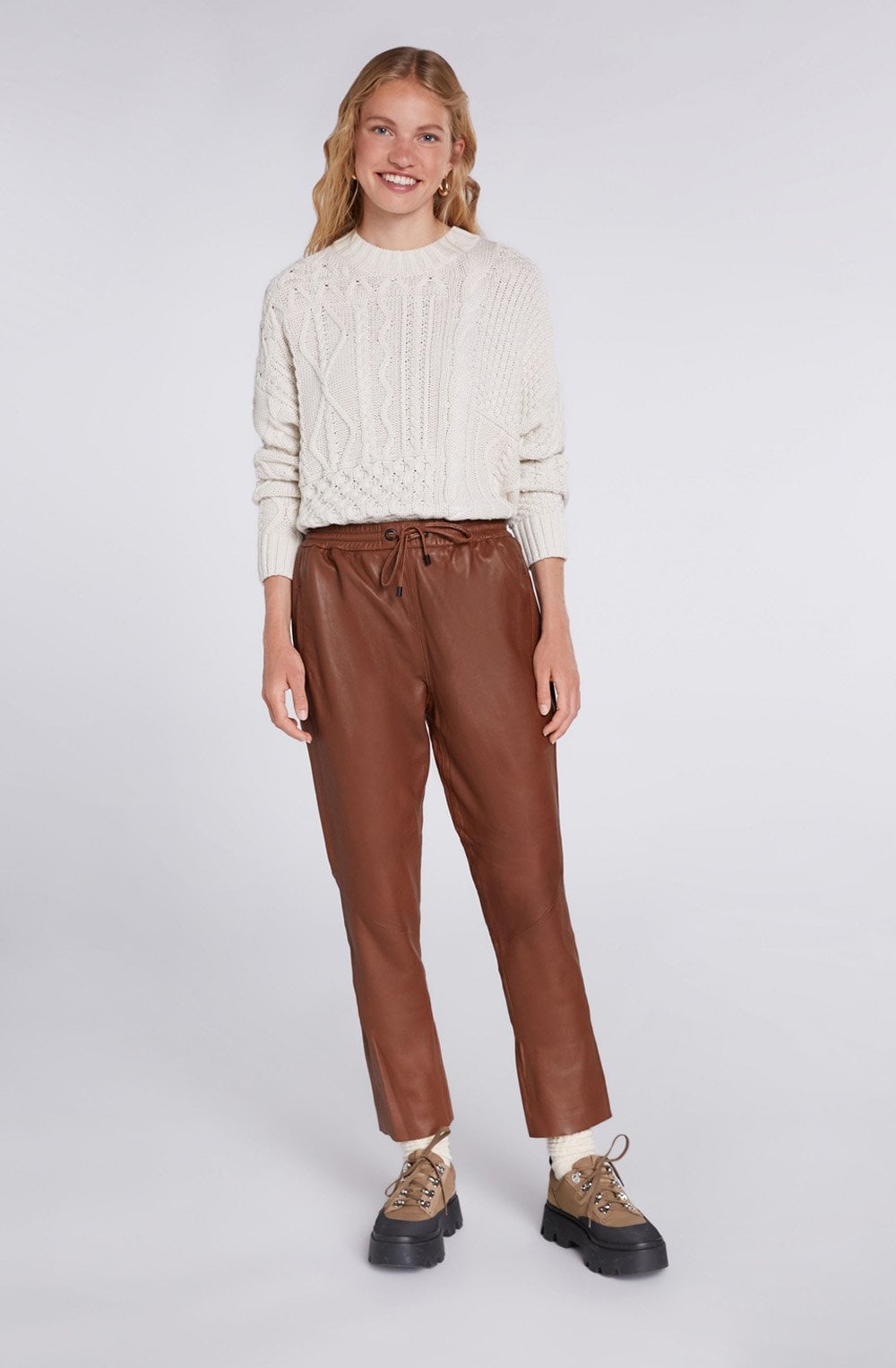 Cream Cable Knit Jumper