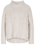 Cream Cable Knit Sweater