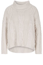 Cream Cable Knit Sweater