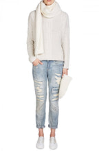 Cream Cable Knit Sweater