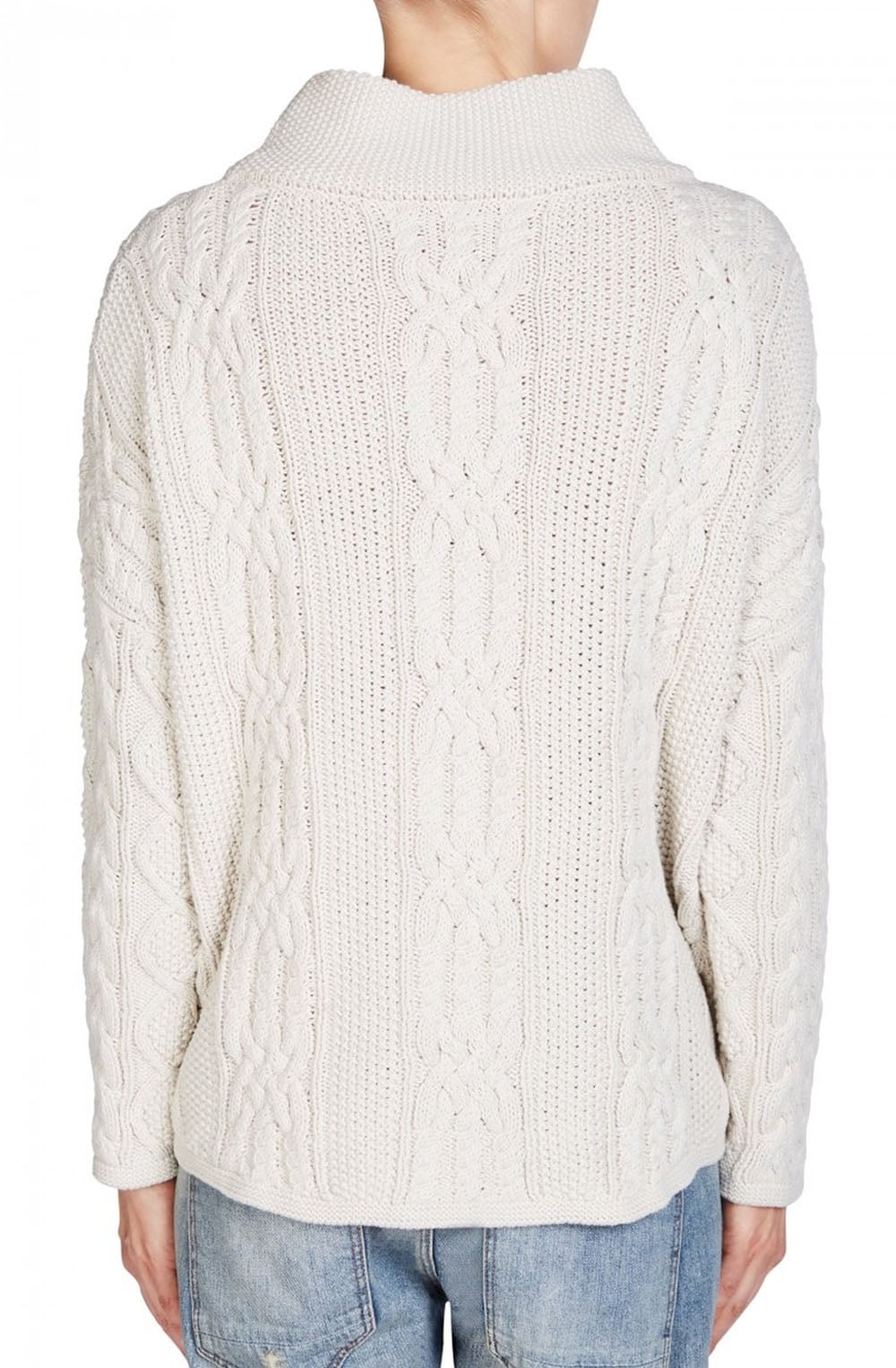 Cream Cable Knit Sweater