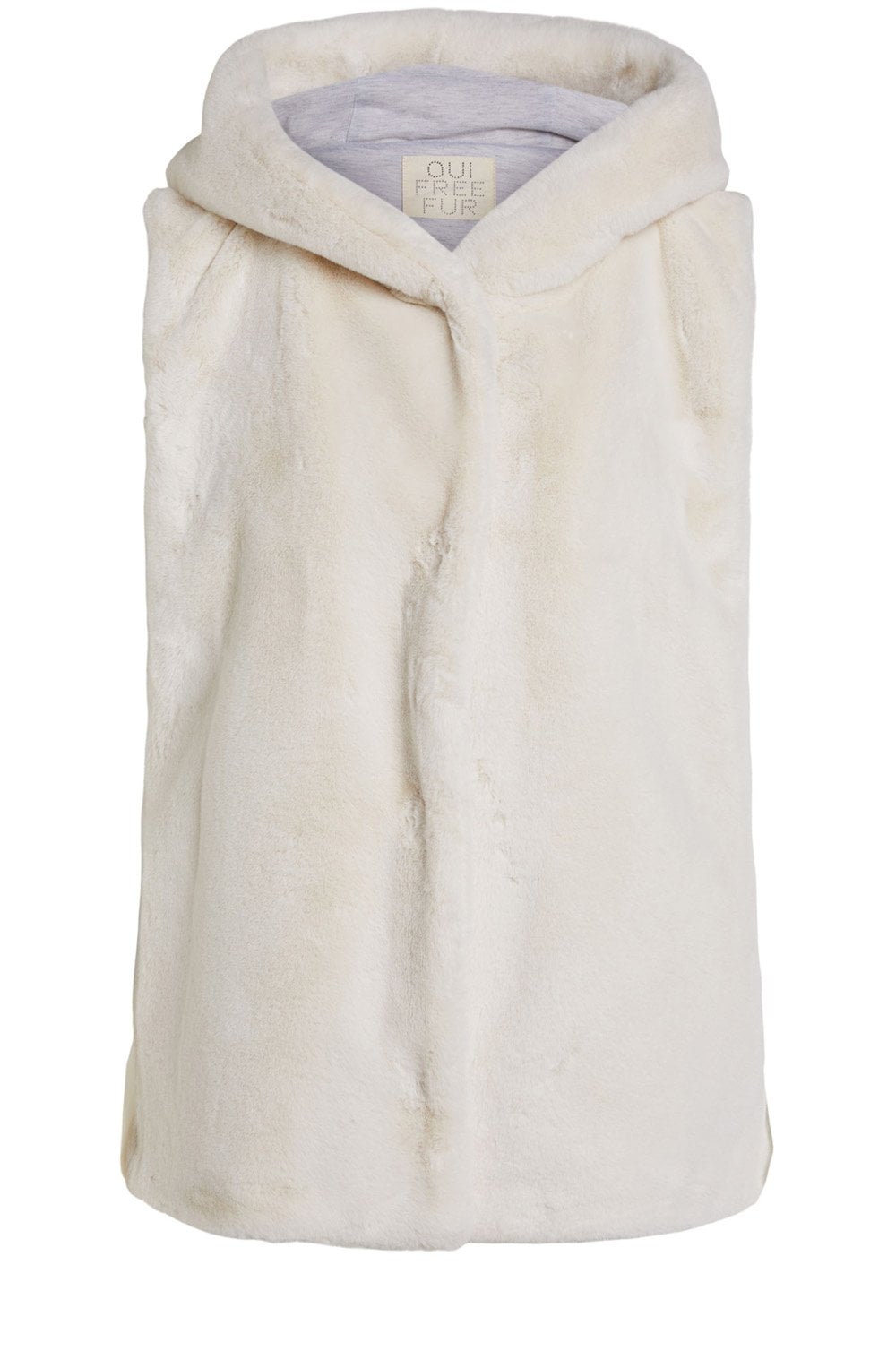 Cream Faux Fur Waistcoat
