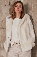 Cream Faux Fur Waistcoat
