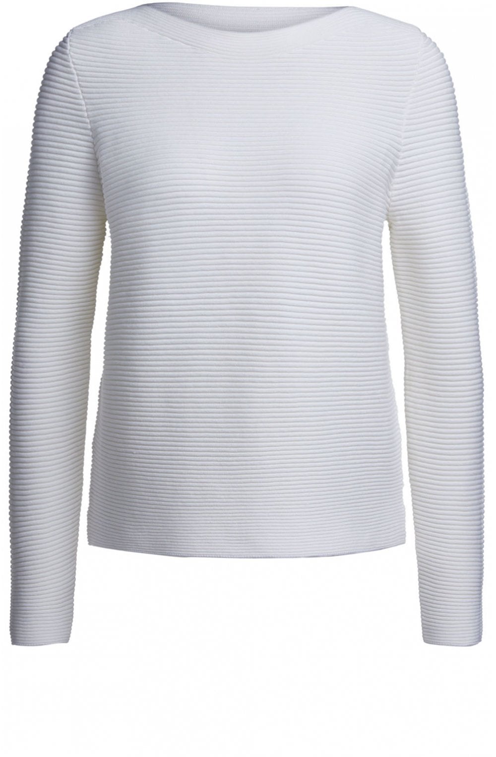 Cream Ribbed Knit Jumper