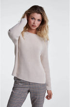 Cream Ribbed Knit Jumper