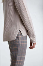 Cream Ribbed Knit Jumper