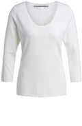 Cream Ribbed Knit Jumper