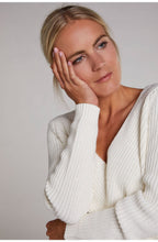 Cream Ribbed Knit Jumper