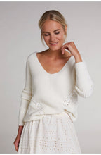Cream Ribbed Knit Jumper