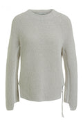 Cream Ribbed Knit Jumper