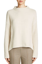 Cream Ribbed Knit Sweater