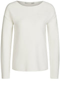 Cream Ribbed Sweater