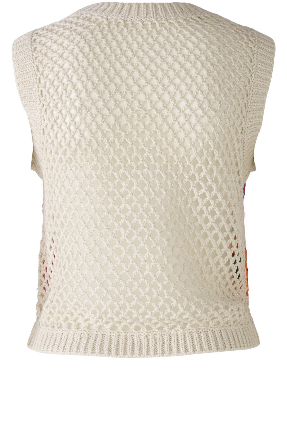 Crocheted Floral Slip Over