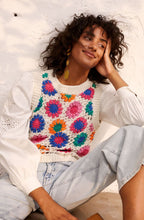 Crocheted Floral Slip Over
