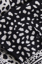 Dalmatian Print Knit Scarf
