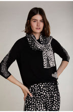 Dalmatian Print Knit Scarf