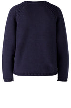 Dark Blue and Off White Star Design Jumper